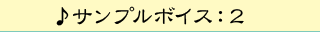 サンプルボイス