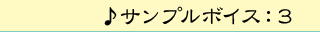 サンプルボイス